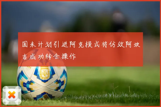 国米计划引进阿克模式将仿效阿坎吉成功转会操作